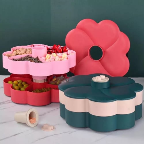 صندوق على شكل زهرة لتقديم الحلويات والمكسرات