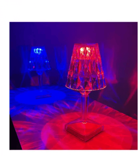 ابجورة طاولة من الأكريليك قابل لإعادة الشحن بمنفذ...