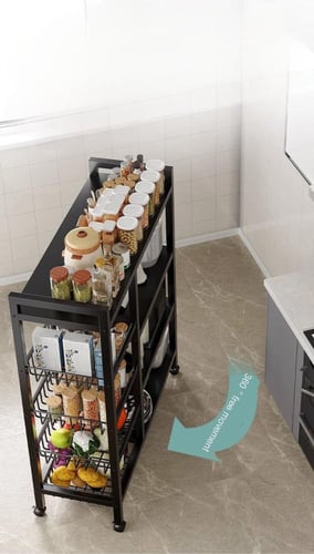 رف تخزين مطبخ 4 دور