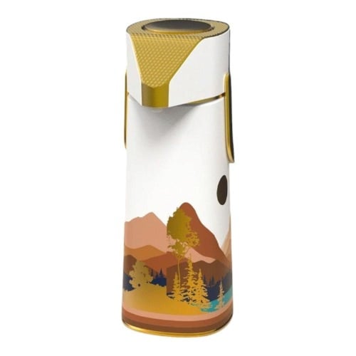 ترمس شاي وقهوة ضغط 1 لتر برسمات منوعة