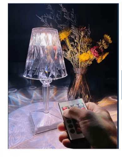 ابجورة طاولة من الأكريليك قابل لإعادة الشحن بمنفذ...