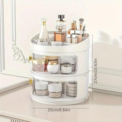 منظم أدوات المكياج 2 دور سحاب