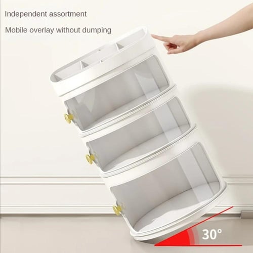 منظم أدوات المكياج 4 دور سحاب