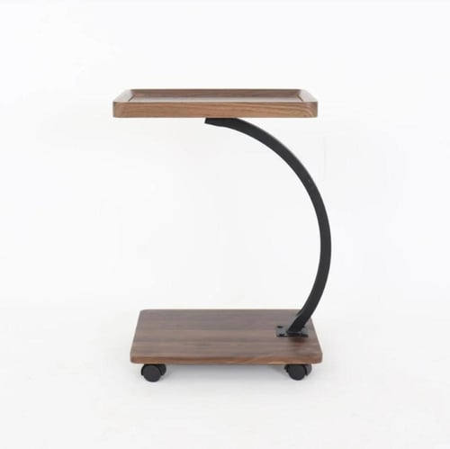 طاولة خدمة عصرية بعجلات بني table