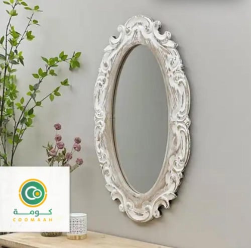 مرايا جدارية كلاسيك خشب ريفي