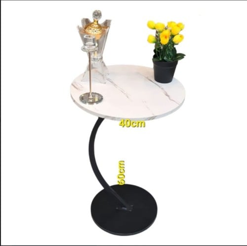 طاولة جانبية عصرية بني