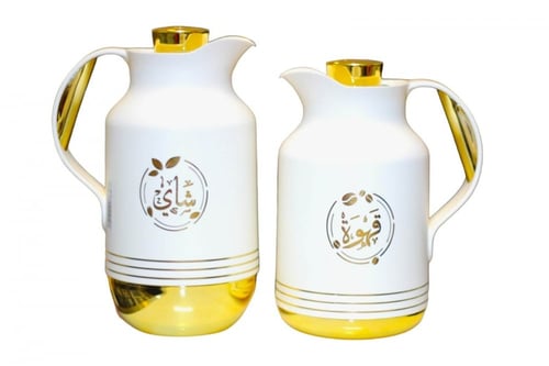 طقم ترامس شاي وقهوة جديد