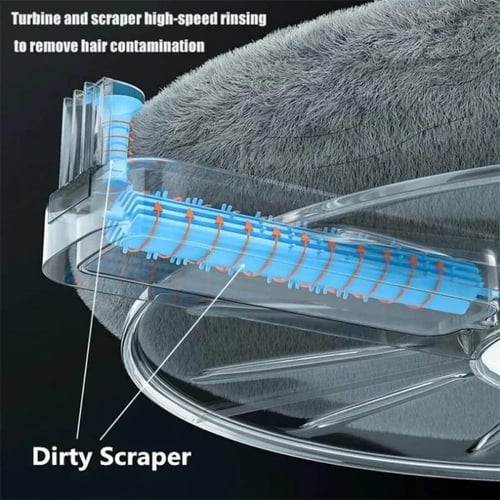 ممسحة ارضيات مع خاصية فصل الماء المتسخ عن النظيف