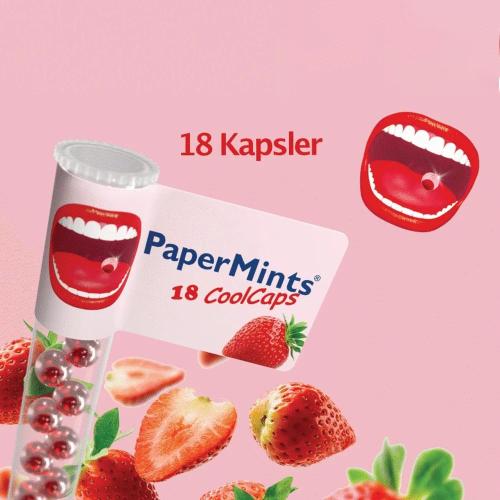 بيبرمنت كرات فراولة 18 كبسولة