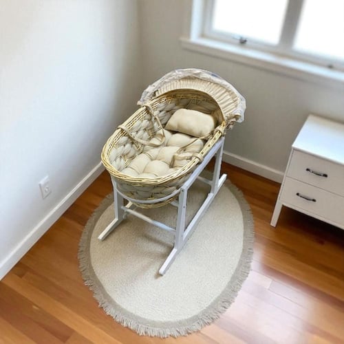 سلة موسى ظفاير مع قاعده خشب