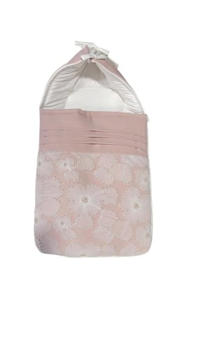 طقم اطفال فاخر مع مدس ورد بارز