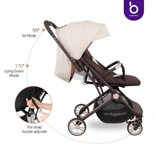 عربة أطفال خفيفة الوزن باتجاهين - بيج