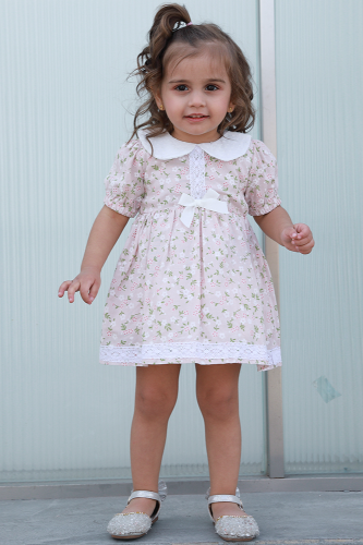 فستان بيبي مورد بفيونكة 1330