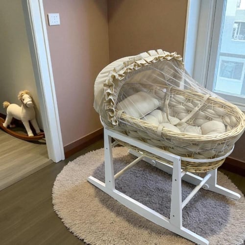 سلة موسى ظفاير مع قاعده خشب