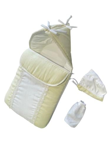 مدس مواليد مطرز ليموني