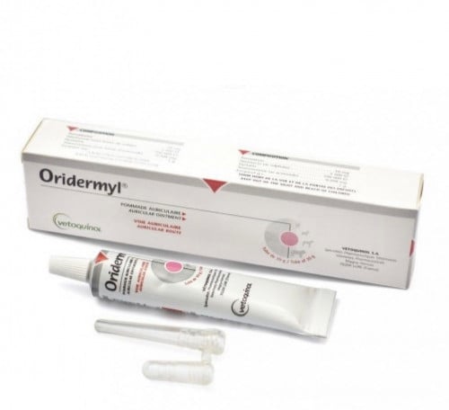 اوريدرميل مرهم لعلاج عث الاذن للقطط والكلاب