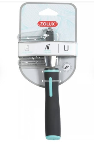 زولكس انا مشط حديد 12سن مع شفرات للكلاب جميع الاحج...