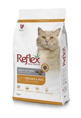 ريفلكس طعام جاف للقطط البالغة بالدجاج2كيلو