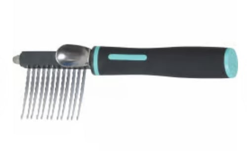 زولكس انا مشط حديد 12سن مع شفرات للكلاب جميع الاحج...