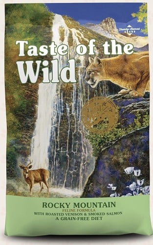 تست او ذا وايلد طعام جاف للقطط بلحم الغزال والسلمو...