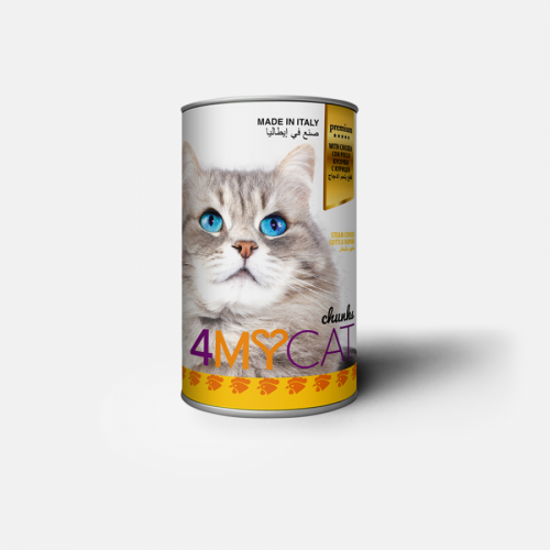 فورماي كات طعام رطب دجاج405جرام