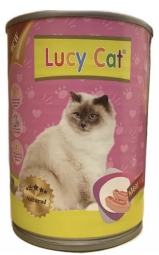 لوسي كات هرسية لحم 375جرامx12حبة