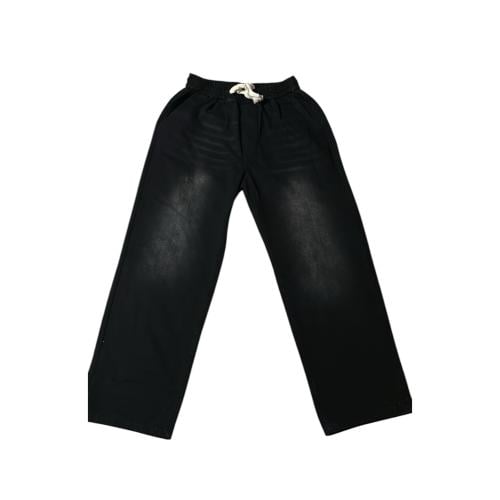 Black oversized jeans