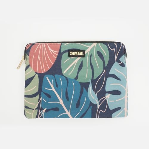 حقيبة ايباد- نمط أوراق ملونة