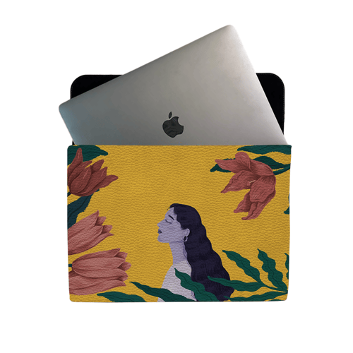 Laptop Sleeve - Yellow Lady