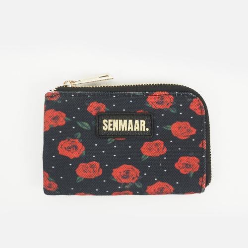 محفظة صغيرة - نمط ورود