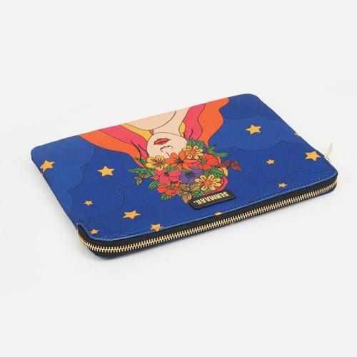 حقيبة ايباد- نمط فتاة و أزهار