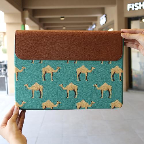 Laptop Sleeve - Green Camel