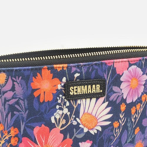 حقيبة ايباد- نمط أزهار ملونة