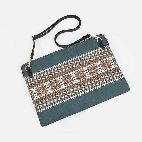 حقيبة لابتوب أزرق - نمط سودو