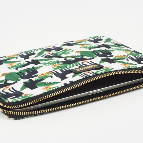 حقيبة ايباد- نمط حيوان و أوراق