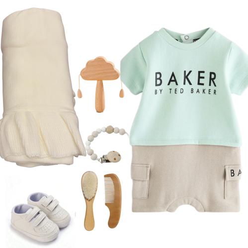 رومبير شتوي تيد بيكر تفاحي وبيج(ولادي)