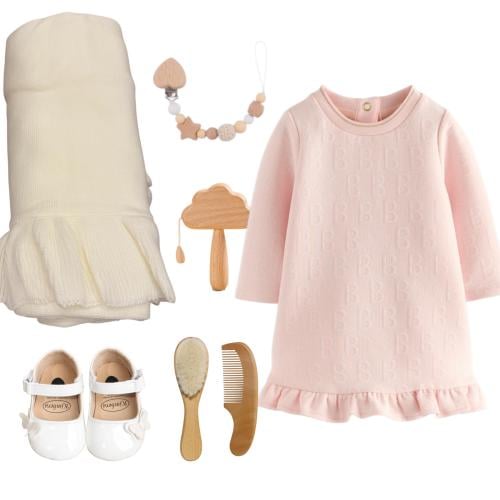 فستان تيد بيكر الوردي كم طويل (بناتي)