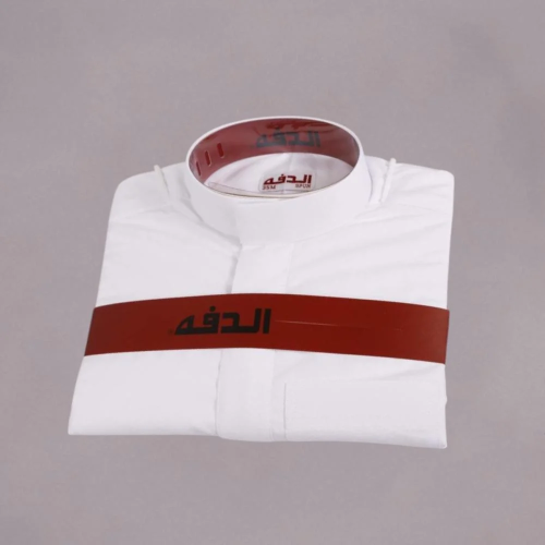 ثوب الدفه ولادي ابيض