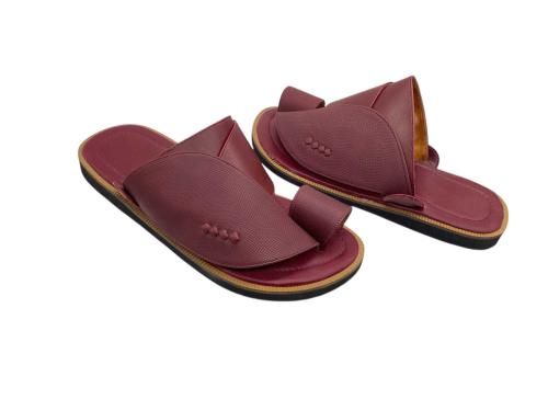 نعال وطني رجالي عنابي T2