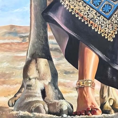 رجل فتاة وخف جمل