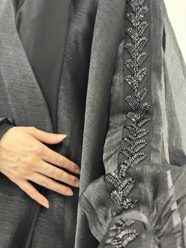 عباية من قماش الأورجنزا - KR-1001