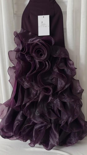 فستان موف مورد معا اكمام