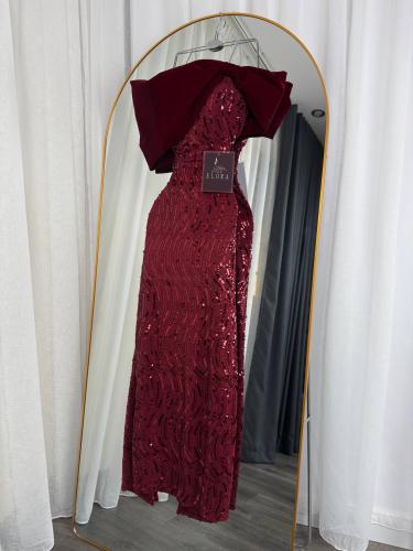 فستان عودي معا جوخ راقي