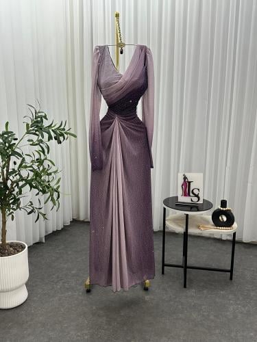 فستان لمعه موف