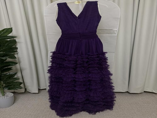 فستان تل بنفسجي