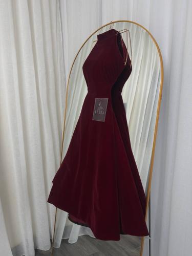 فستان جوخ عودي ميدي