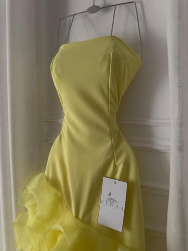 فستان ليموني مورد