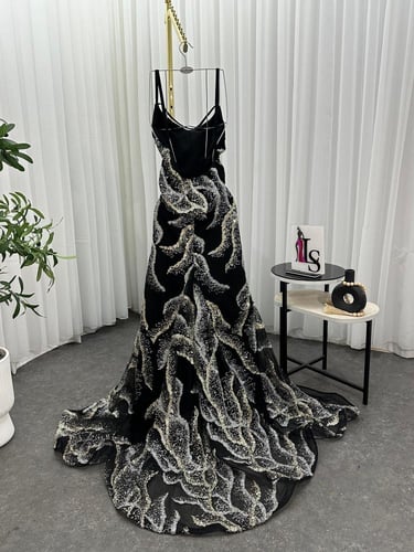 فستان سهره راقي اسود