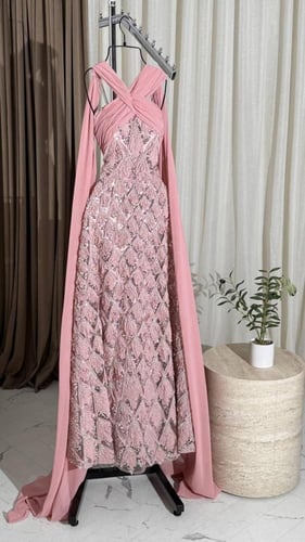 فستان سهره كلفه زهري