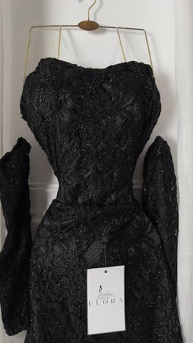 فسان دانتيل مبطن لمعه صدريه كورسيه مع اضافه اكمام